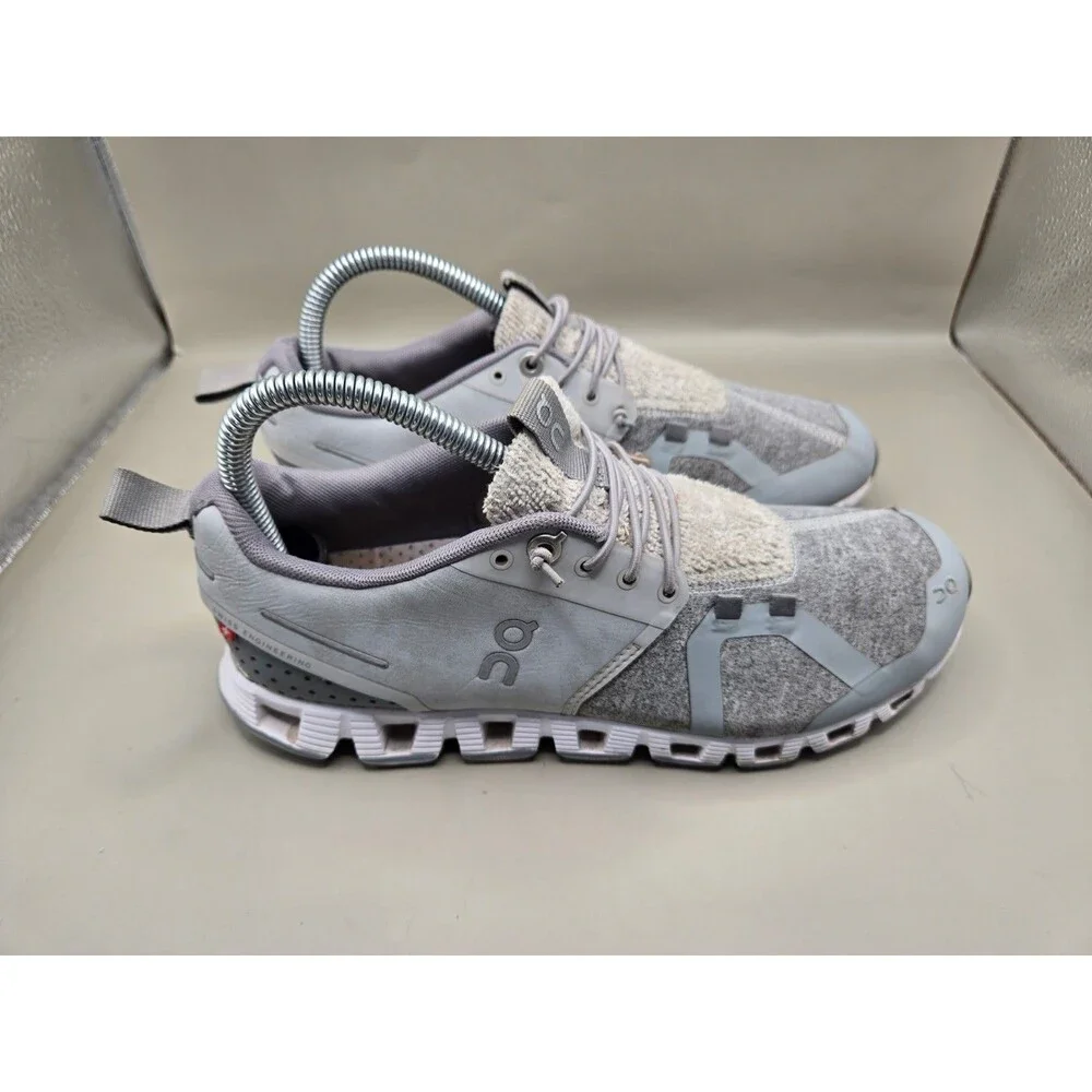 On Cloud Terry 5 Shoes Women's 7.5 Grey Road Running Athletic Workout Sneakers